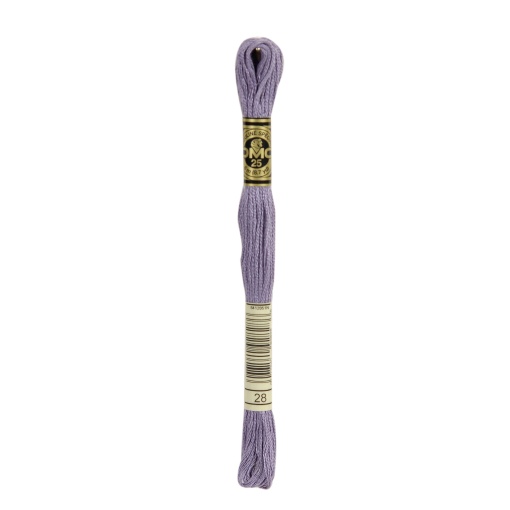 Linha de Bordar DMC Mouliné 117MC Violeta 28