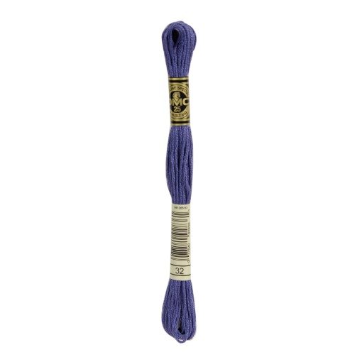 Linha de Bordar DMC Mouliné 117MC Violeta 32