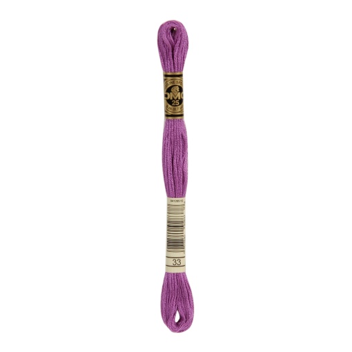 Linha de Bordar DMC Mouliné 117MC Roxo 33