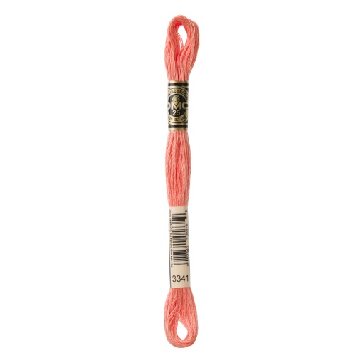 Linha de bordar DMC Mouliné 117MC rosa 3341