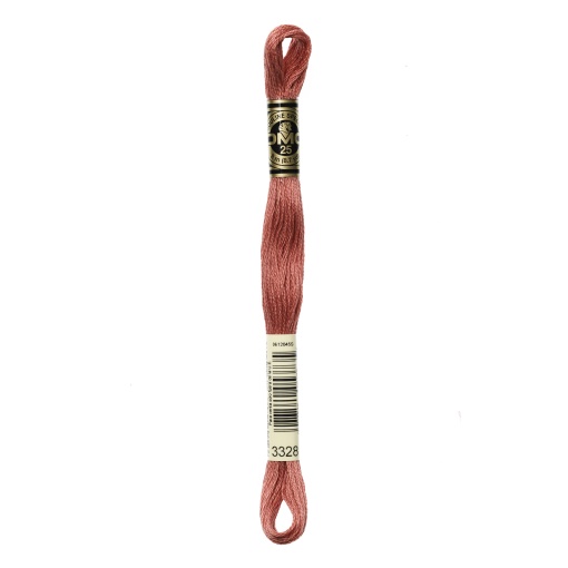 Linha de Bordar DMC Mouliné 117MC Tijolo 3328