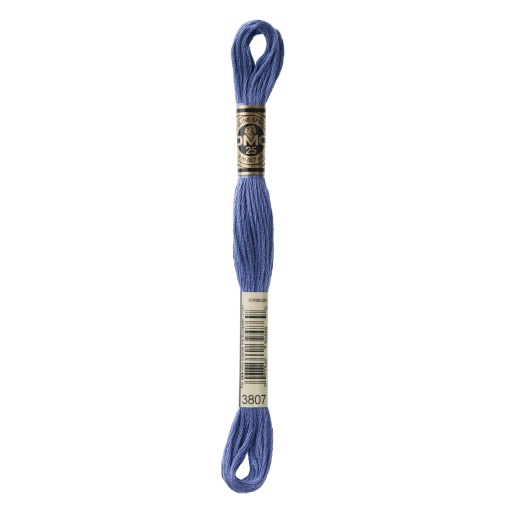 Linha de Bordar DMC Mouliné 117MC Violeta 3807