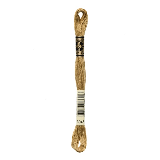 Linha de Bordar DMC Mouliné 117MC Camel 3045