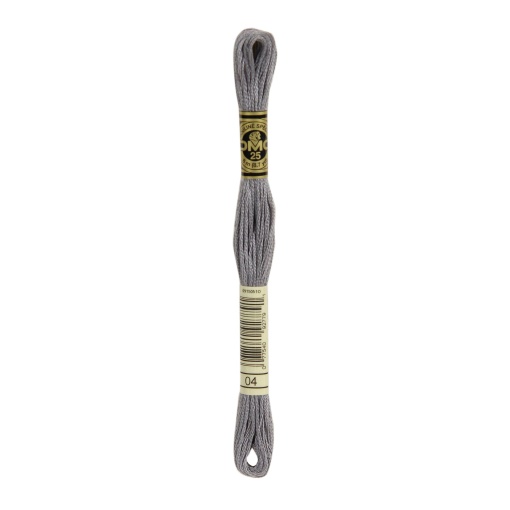 Linha de Bordar DMC Mouliné 117MC Cinza 04