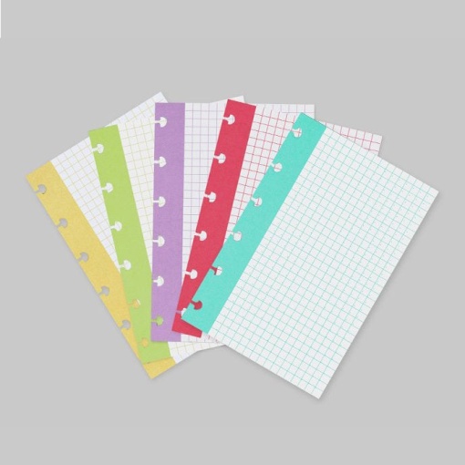 Recarga para Caderno Inteligente A6 Inteligine Quadriculado 180g (50 unidades)