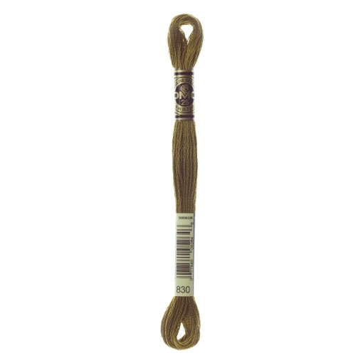 Linha de Bordar DMC Mouliné 117MC Castanho 830