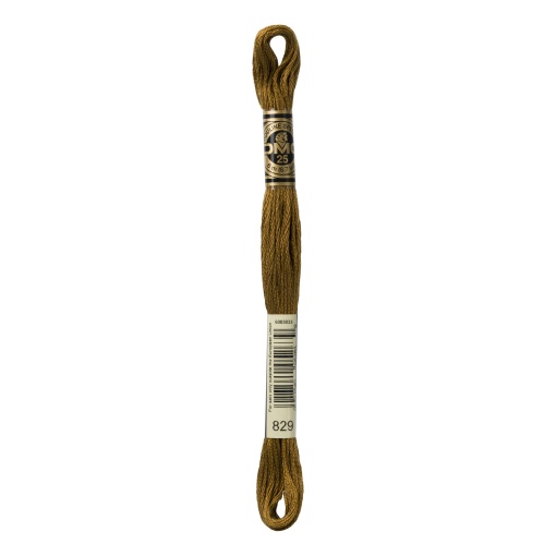 Linha de Bordar DMC Mouliné 117MC Castanho 829