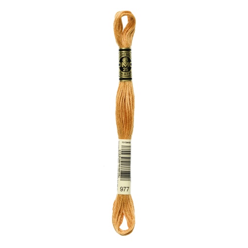 Linha de Bordar DMC Mouliné 117MC Laranja 977