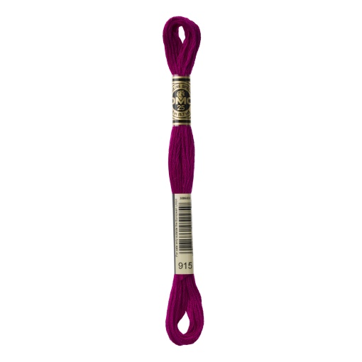 Linha de Bordar DMC Mouliné 117MC Roxo 915