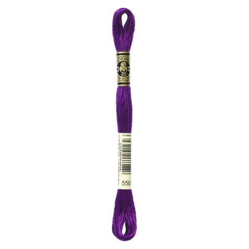 Linha de Bordar DMC Mouliné 117MC Violeta 550