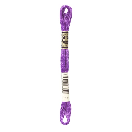 Linha de Bordar DMC Mouliné 117MC Violeta 552