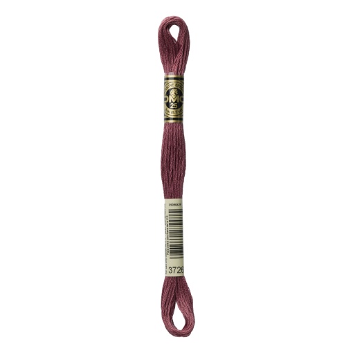 Linha de bordar DMC Mouliné 117MC rosa 3726