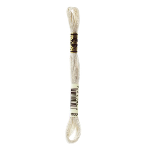 Linha de Bordar DMC Mouliné 117MC Branco 3866