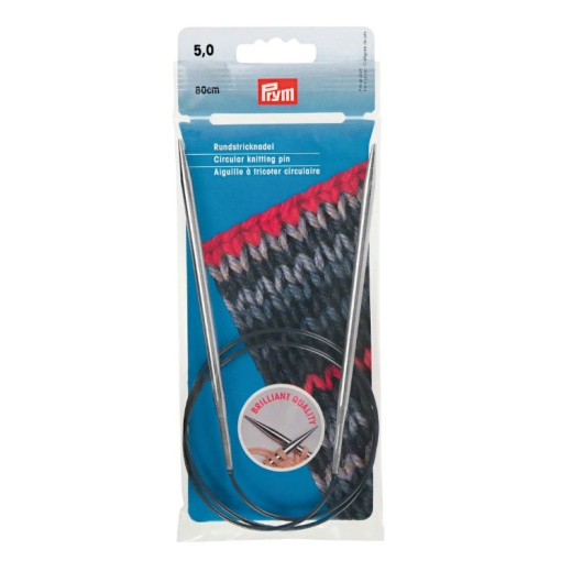 Agulha de tricot circular PRYM 5mm 80cm
