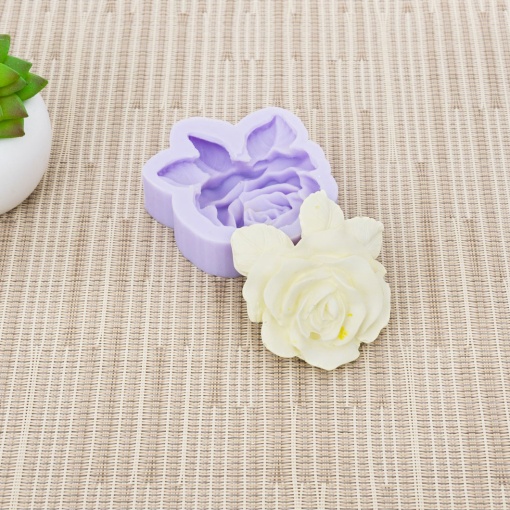 Molde de silicone rosa 6,5cm LG