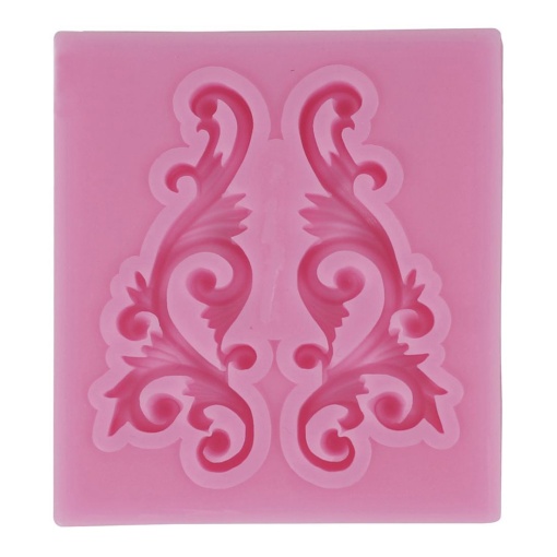 Molde de silicone arabesco 6,5x3cm LG