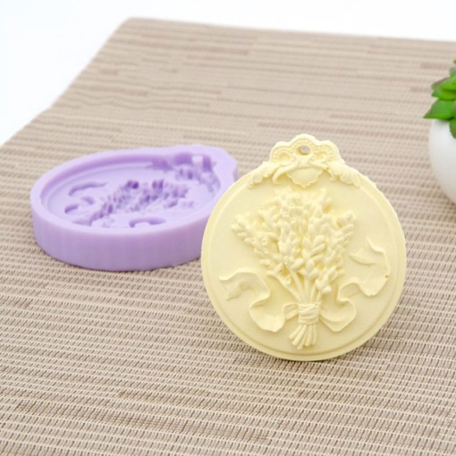 Molde de silicone lavanda 8,5x7,5x1,5cm LG