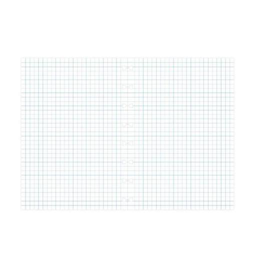 Recarga Notebook A5 FILOFAX Quadriculado 32 folhas 100g Branco