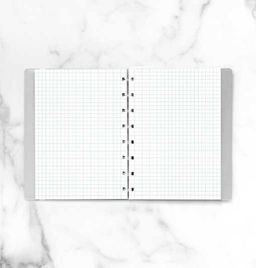 Recarga Notebook A5 FILOFAX Quadriculado 32 folhas 100g Branco