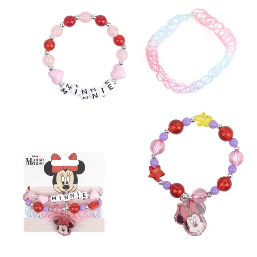 Pulseiras DISNEY Minnie Mouse (3 unidades)