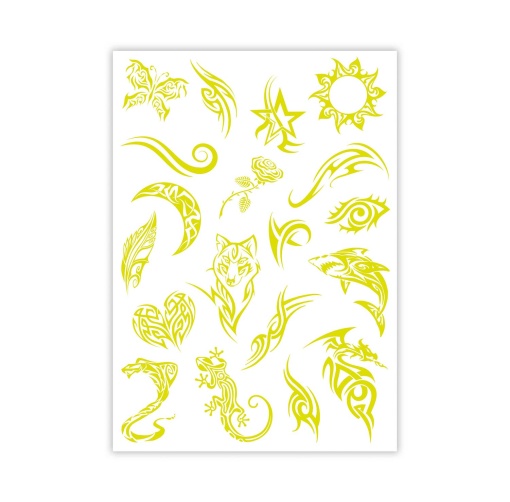 Crazy Chic Glow In The Dark Tattoo CLEMENTONI