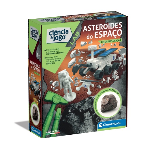 Laboratório Asteroides do Espaço Kit de Exploração CLEMENTONI Ciência & Jogo Lab