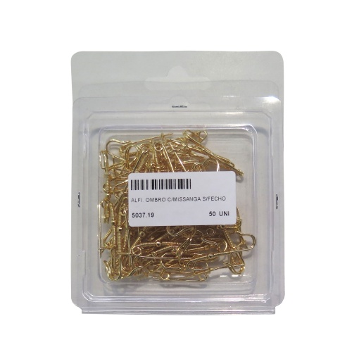 Alfinetes para tricô dourado