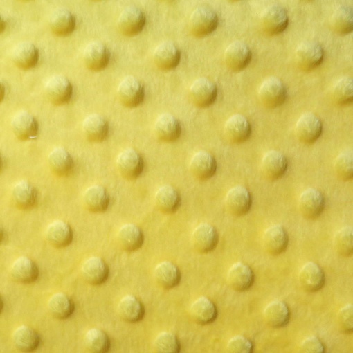 Tecido Minky Bolinhas Amarelo 1x1,50m 02