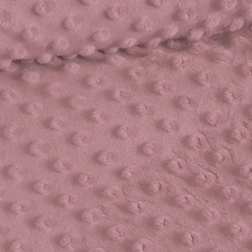 Tecido Minky Bolinhas Rosa Velho Claro 1x1,50m 43
