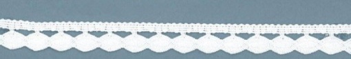 Fita de Renda HILOGAR Miss 13mm Branco (metro)
