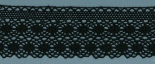 Fita de Renda HILOGAR Esperanza 45mm Preto (metro)