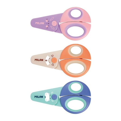 Tesoura Escolar 17,5cm Redonda MILAN Funny