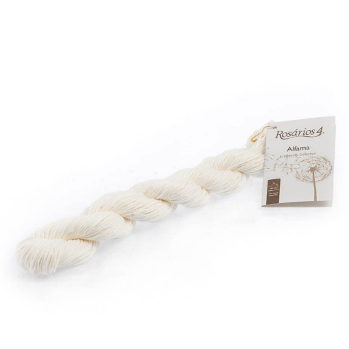 Fio de Tricot Rosários 4 Alfama 50g Branco 25