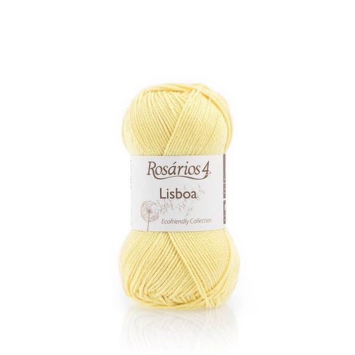 Fio de Tricot Rosários 4 Lisboa 50g Amarelo 28