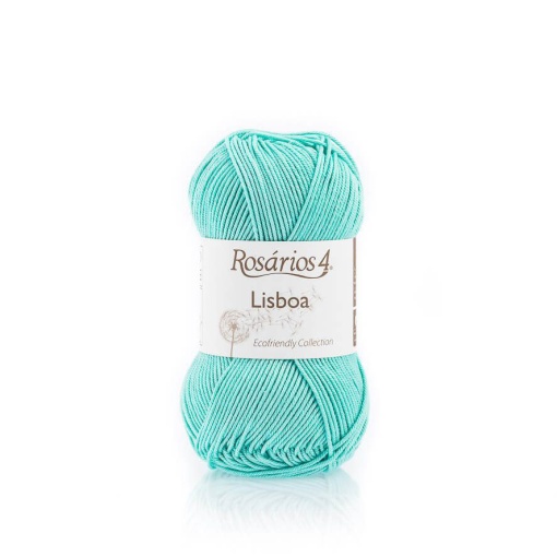 Fio de Tricot Rosários 4 Lisboa 50g Azul Água 34