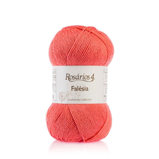 Fio de Tricot Rosários 4 Falésia 100g Coral 01