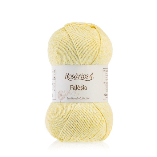 Fio de Tricot Rosários 4 Falésia 100g Limão 05