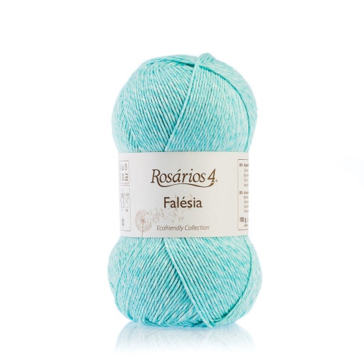 Fio de Tricot Rosários 4 Falésia 100g Verde Água 09