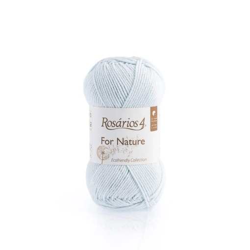 Fio de Tricot Rosários 4 For Nature 50g Azul Bebé 06 GOTS