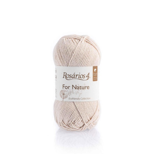 Fio de Tricot Rosários 4 For Nature 50g Champagne 21 GOTS