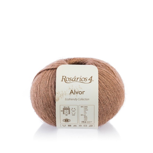 Fio de Tricot Rosários 4 Alvor 100g CAMEL 01