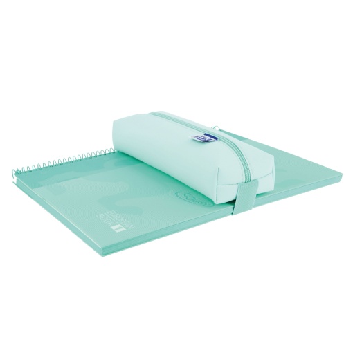 Estuche rectangular mediano Oxford Kangoo Live&Go con banda elástica