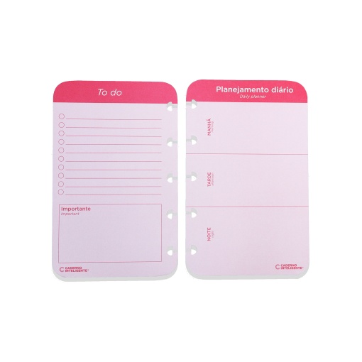 Recarga para Caderno Inteligente A6 Inteligine To Do List 40 folhas 120g