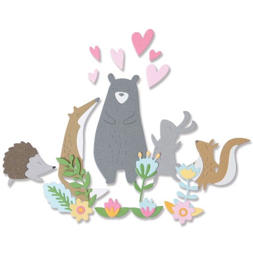 Cortante SIZZIX Thinlits animais peculiares by Olivia Rose