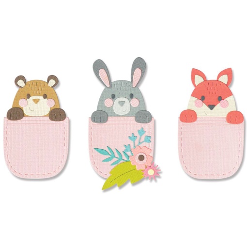 Cortante SIZZIX Thinlits animais de bolso by Olivia Rose