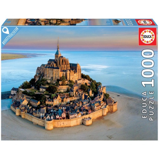 Puzzle EDUCA 1000 peças Mont Saint-Michel