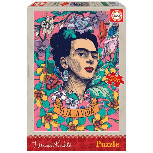 Puzzle EDUCA 500 peças Viva La Vida Frida Khalo