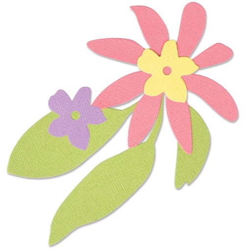 Cortante SIZZIX Bigz flores nórdicas by Olivia Rose