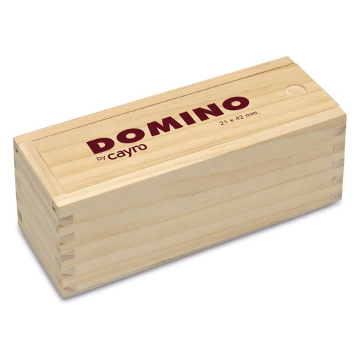 Acrylic dominoes with wooden box CAYRO