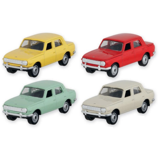 Carro Wartburg 353 Miniatura 1:60-64 7,5cm Sortido GOKI